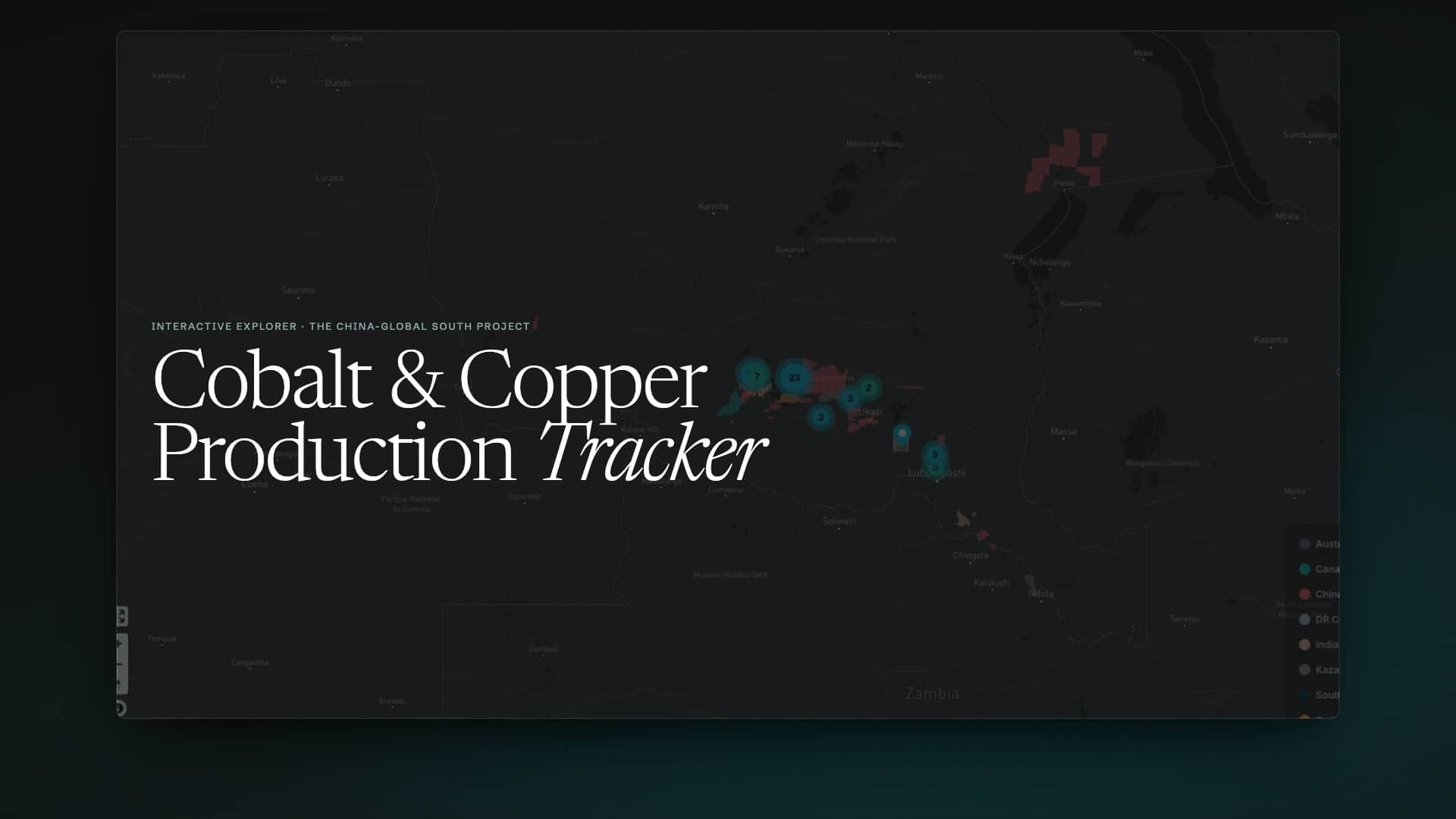 A short reel of Cobalt & Copper Production Tracker